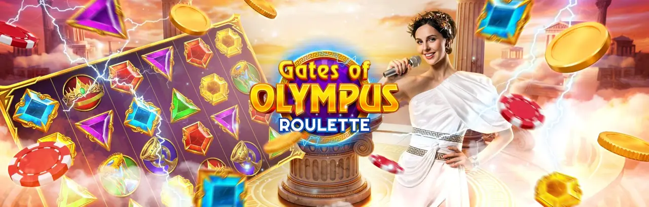 Euro88 Gates of Olympus Roulette canlı casino bannerı